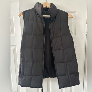 Black Winter Puffer Vest